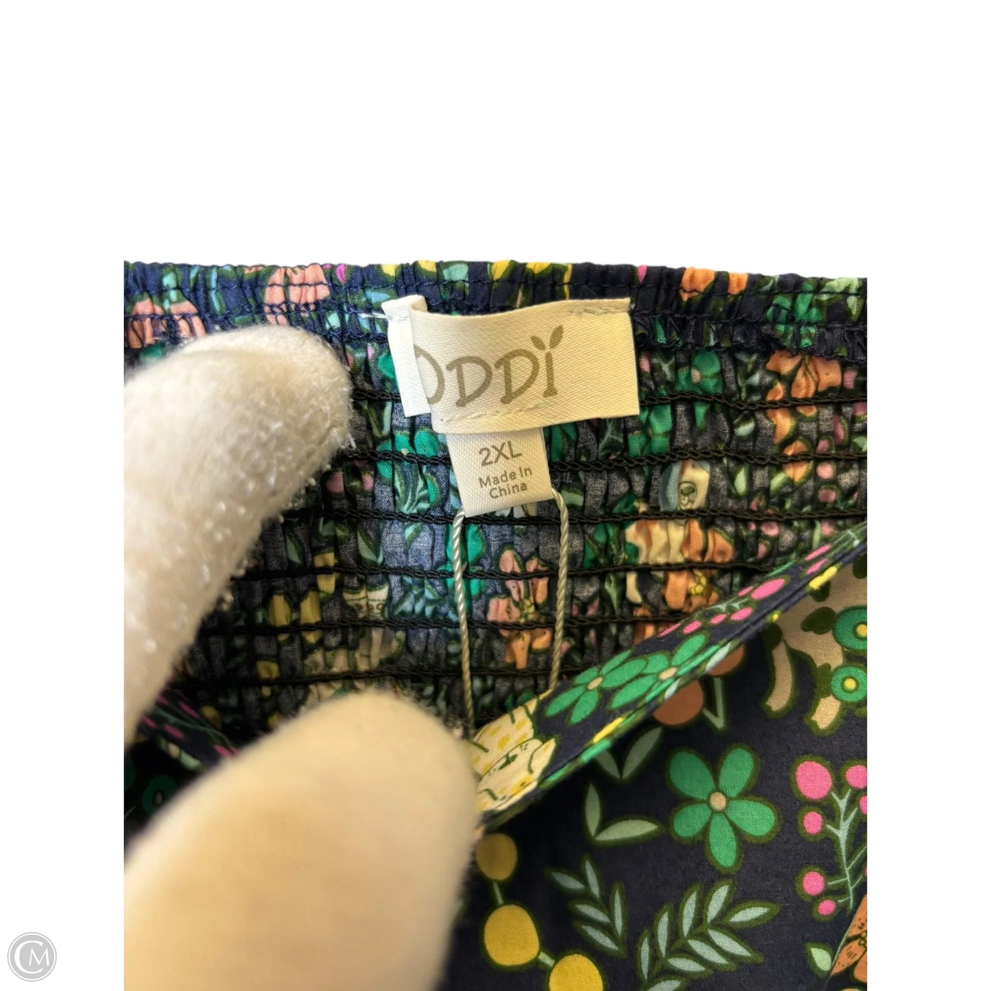 Top Short Sleeve By Oddi In Multi-colored, Size: 2XL