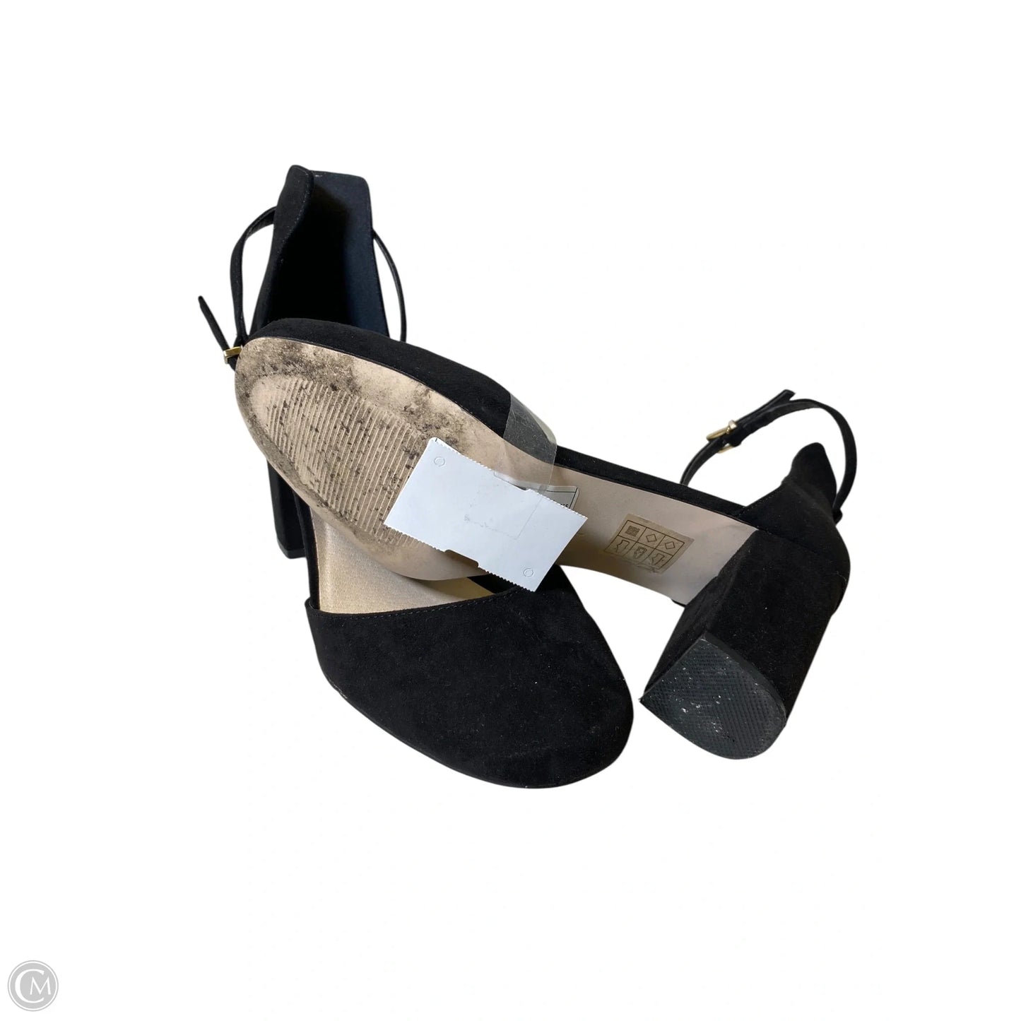 Shoes Heels Block By Asos In Black, Size: 7
