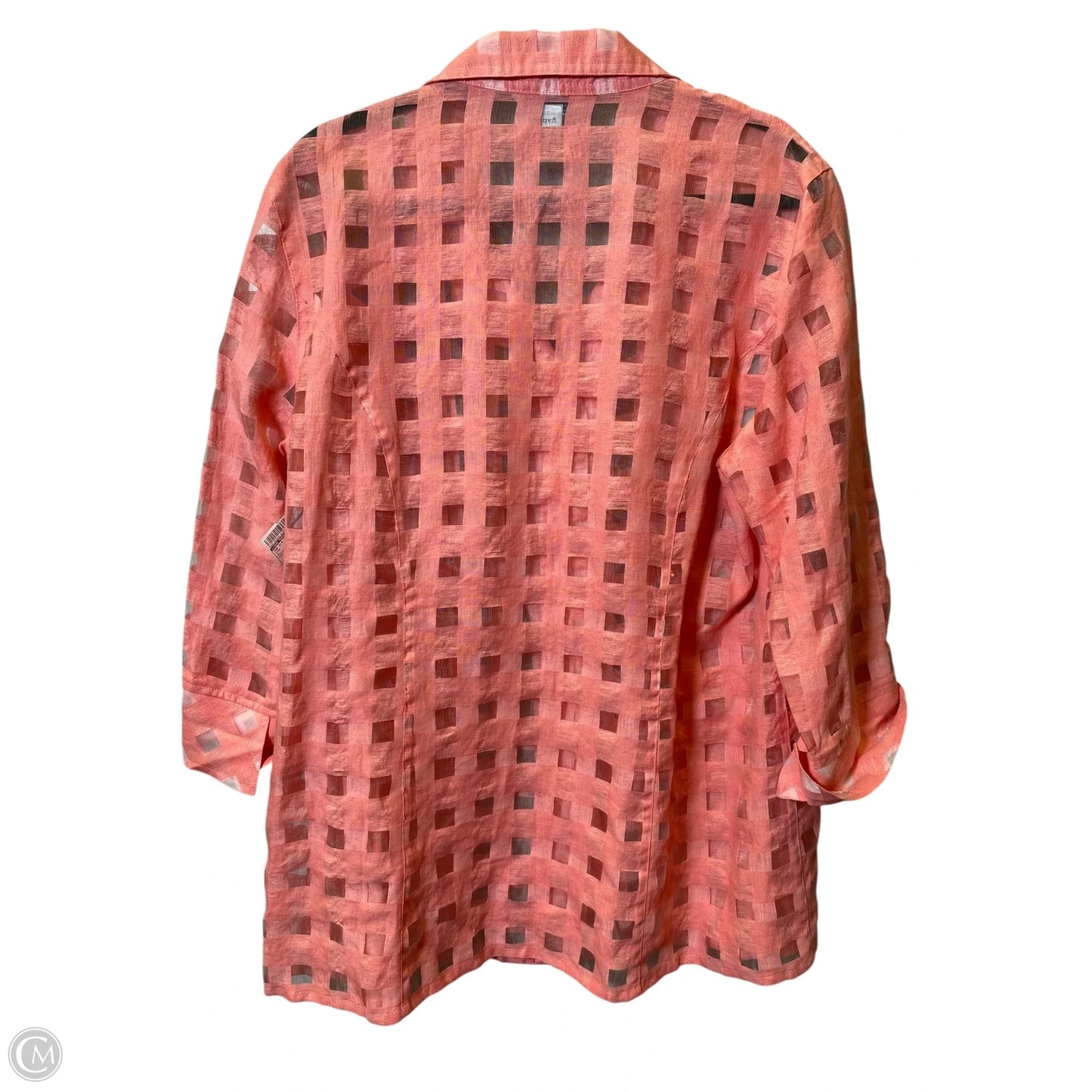 Top 3/4 Sleeve By John Mark In Pink, Size: Xl