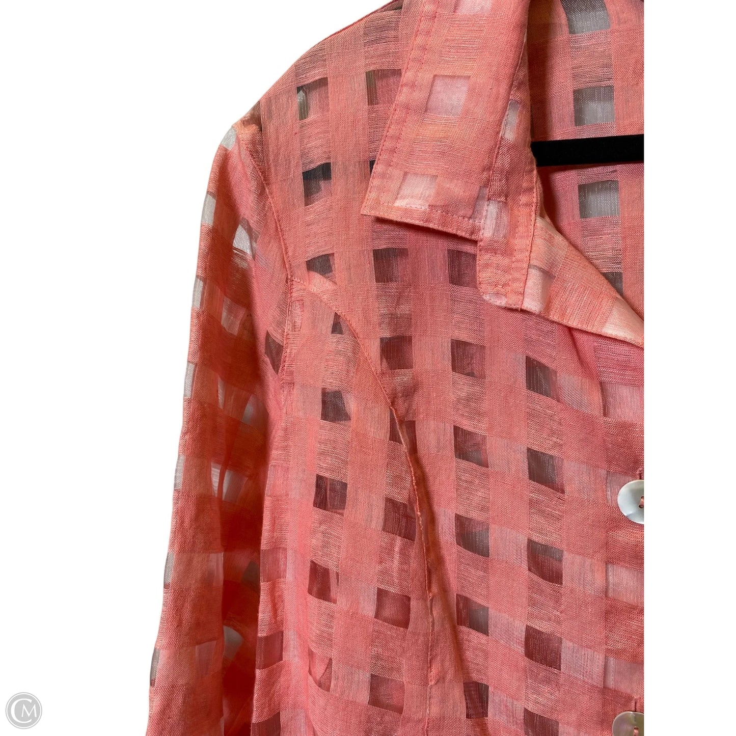 Top 3/4 Sleeve By John Mark In Pink, Size: Xl