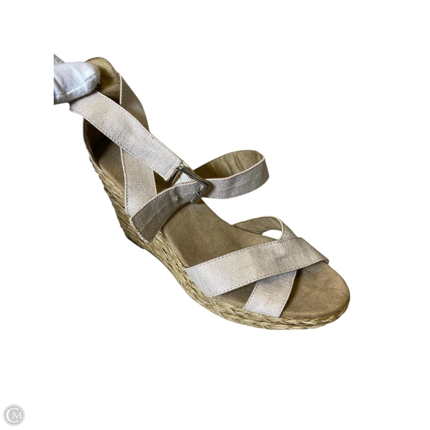 Shoes Heels Wedge By Gap In Gold, Size: 8