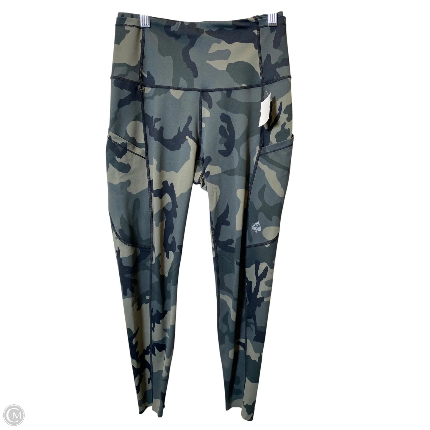 Athletic Leggings By Clothes Mentor In Green, Size: M