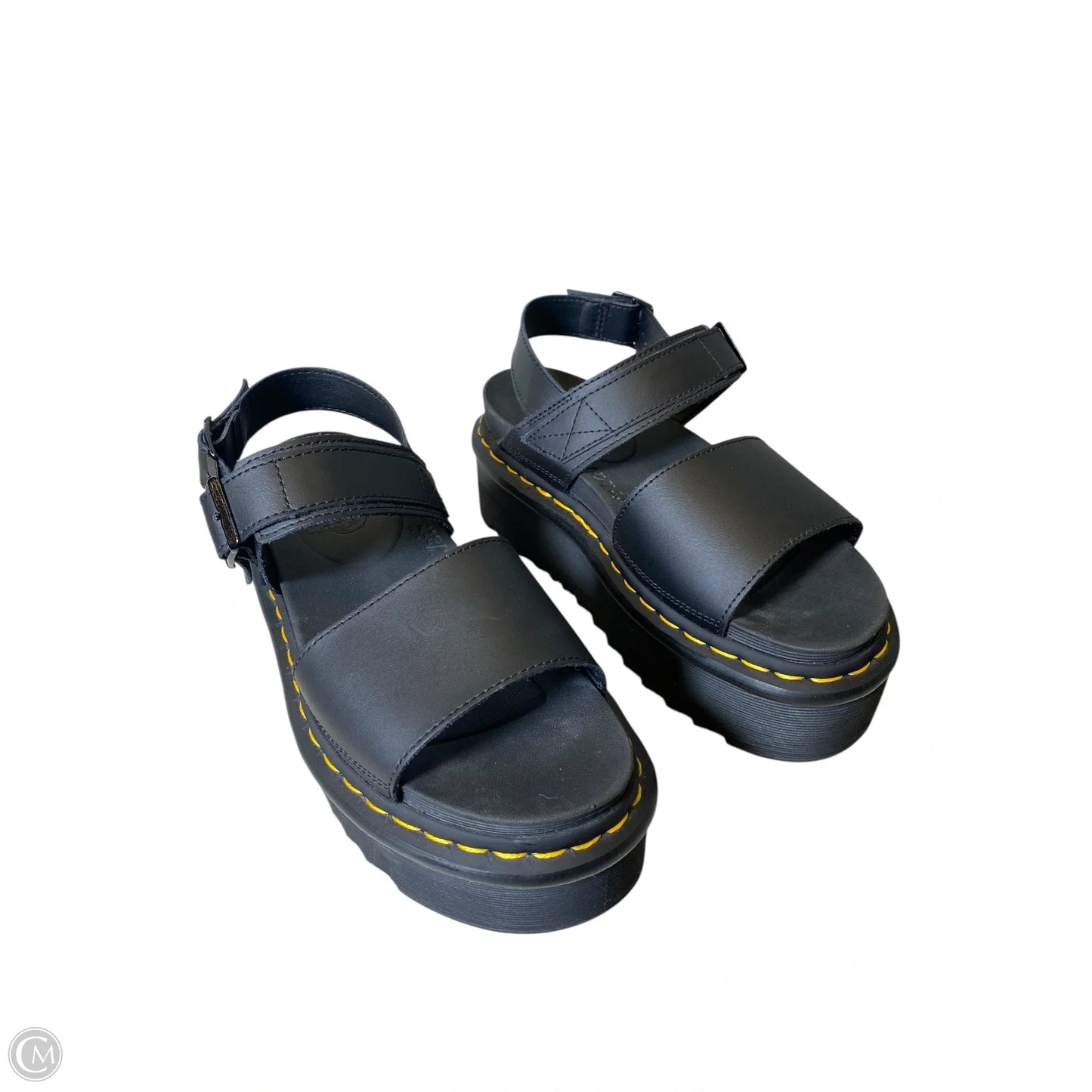 Shoes Heels Platform By Dr Martens In Black, Size: 8