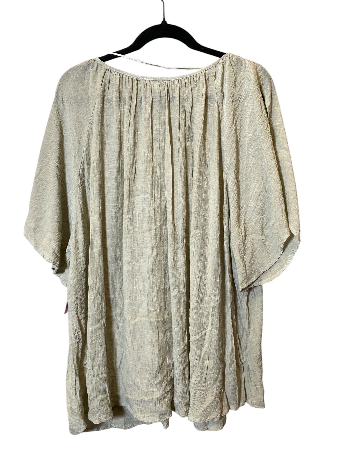 Top Long Sleeve By Spense In Green, Size: 3x