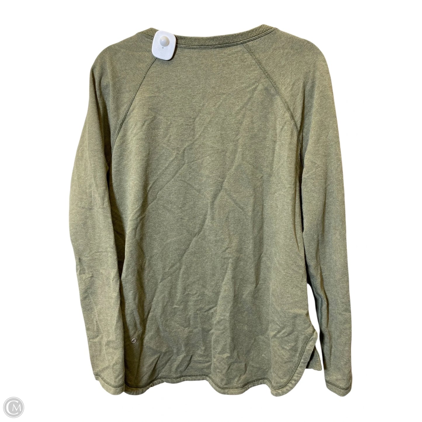 Athletic Sweatshirt Crewneck By Lululemon In Green, Size: L