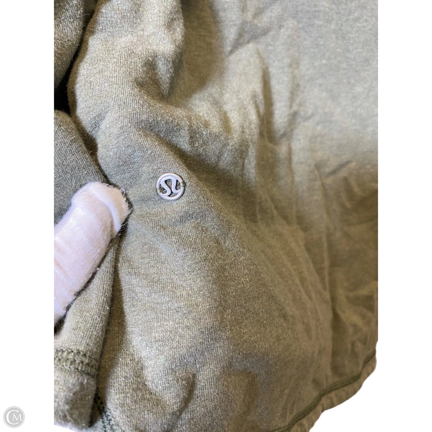 Athletic Sweatshirt Crewneck By Lululemon In Green, Size: L