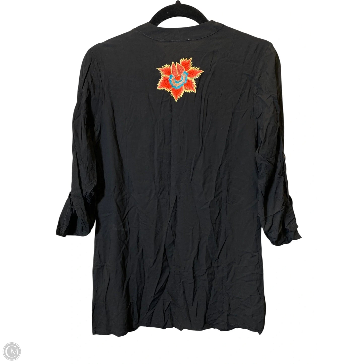 Top Long Sleeve By Solitaire In Multi-colored, Size: S