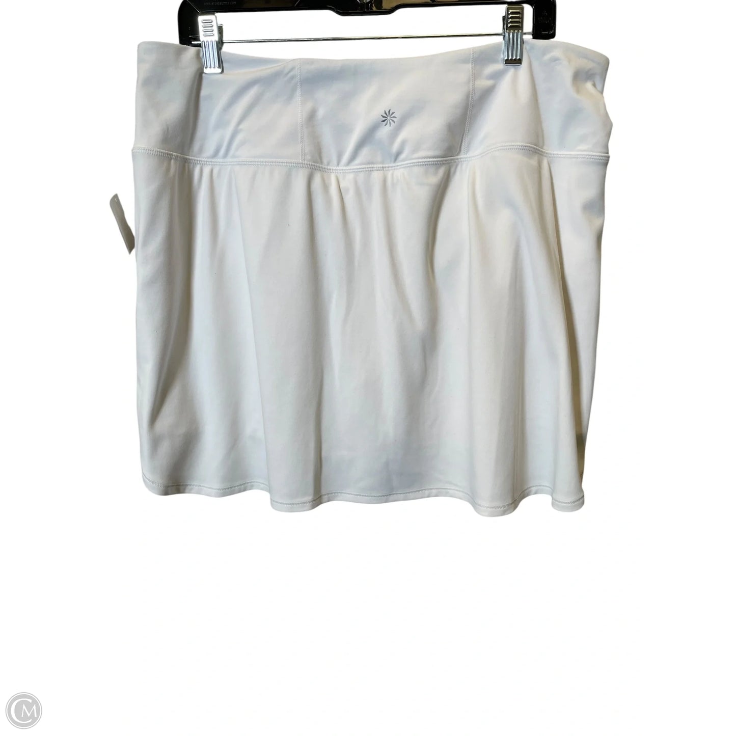 Athletic Skort By Athleta In White, Size: Xl