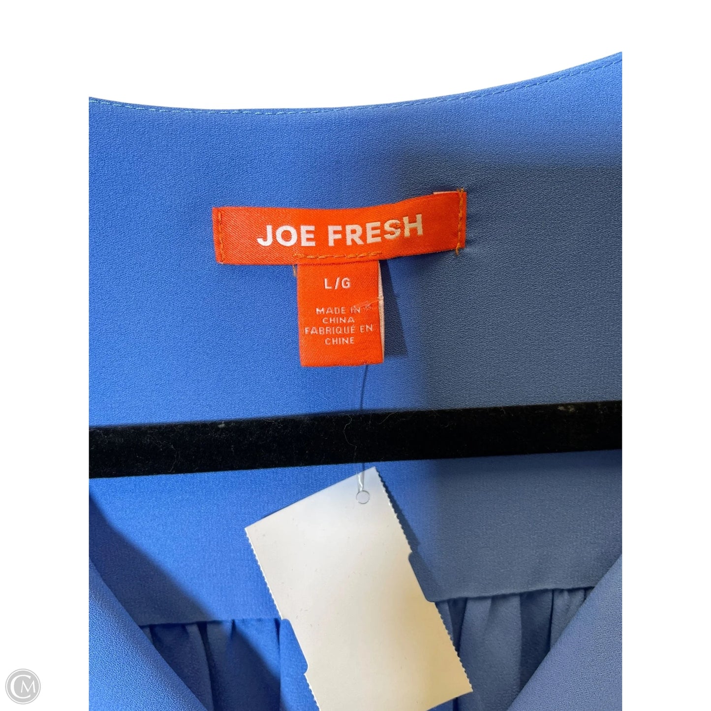 Top Long Sleeve By Joe Fresh In Blue, Size: L