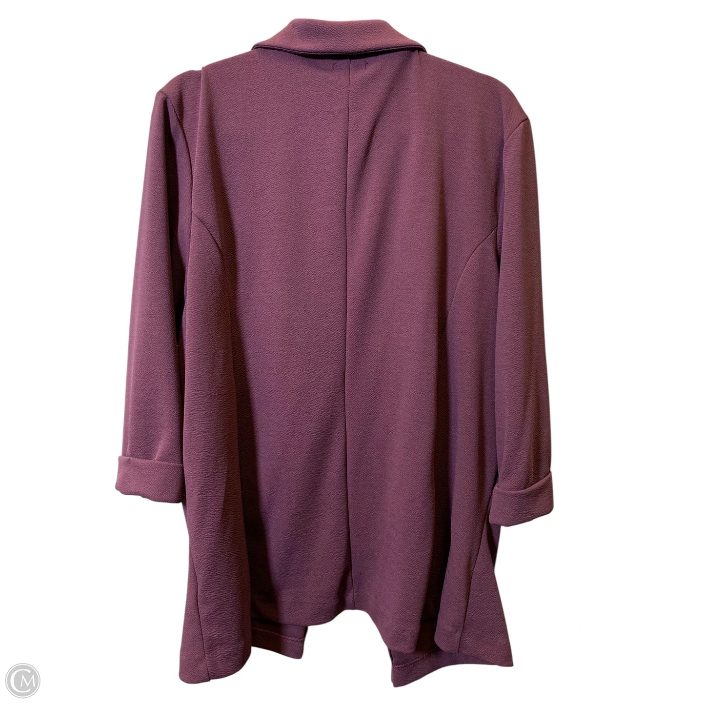 Blazer By Maurices In Maroon, Size: 2x