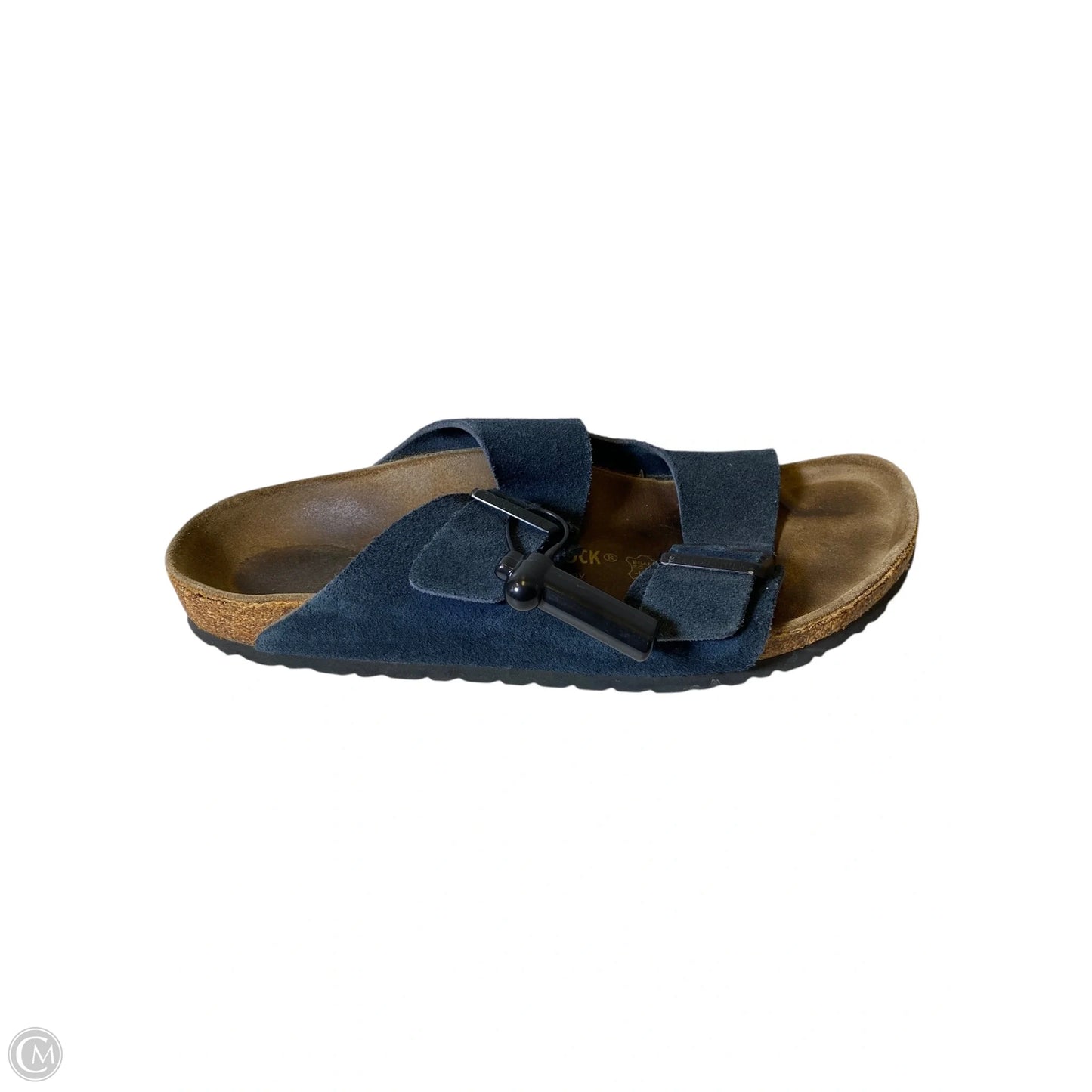 Sandals Flats By Birkenstock In Navy, Size: 42