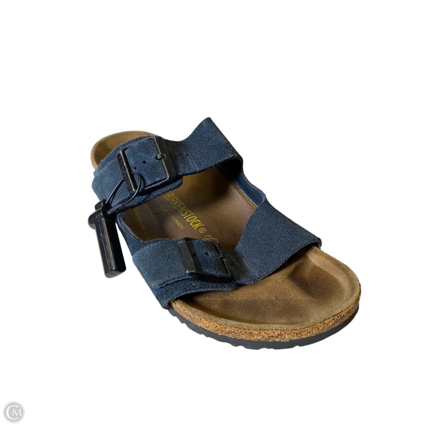 Sandals Flats By Birkenstock In Navy, Size: 42