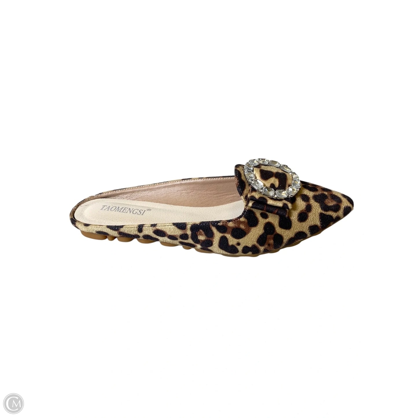 Shoes Flats By Clothes Mentor In Animal Print, Size: 8