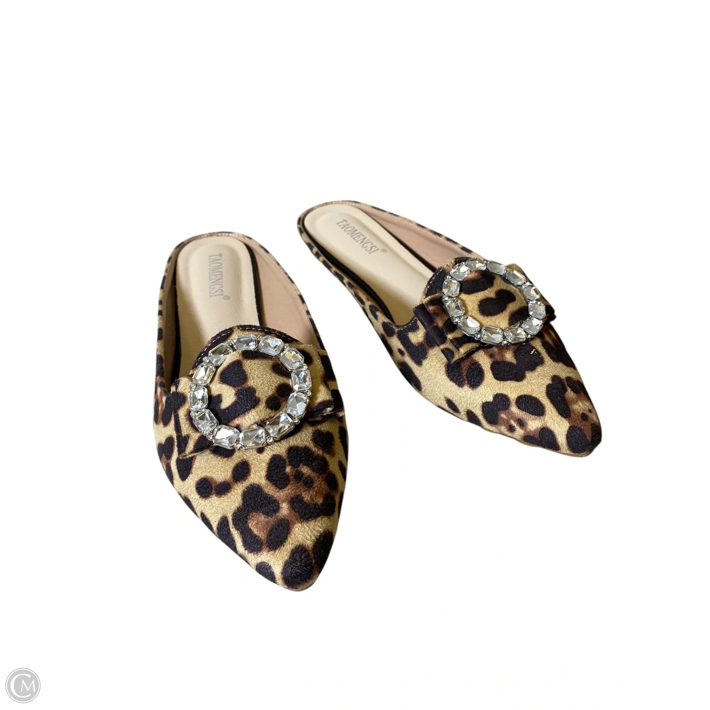 Shoes Flats By Clothes Mentor In Animal Print, Size: 8