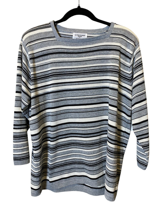 Sweater By Alfred Dunner In Striped Pattern, Size: 1x