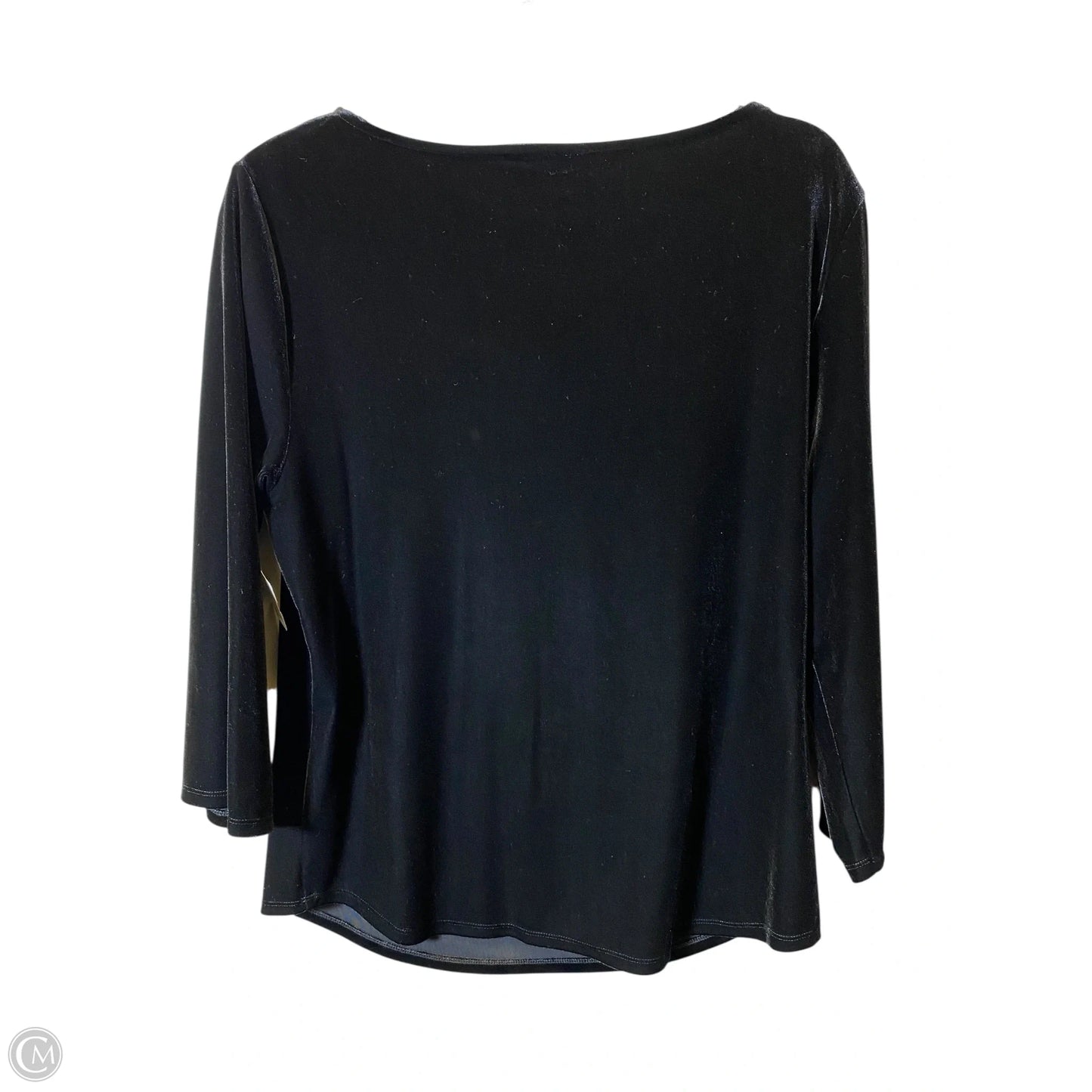 Top Long Sleeve By Coldwater Creek In Black, Size: M