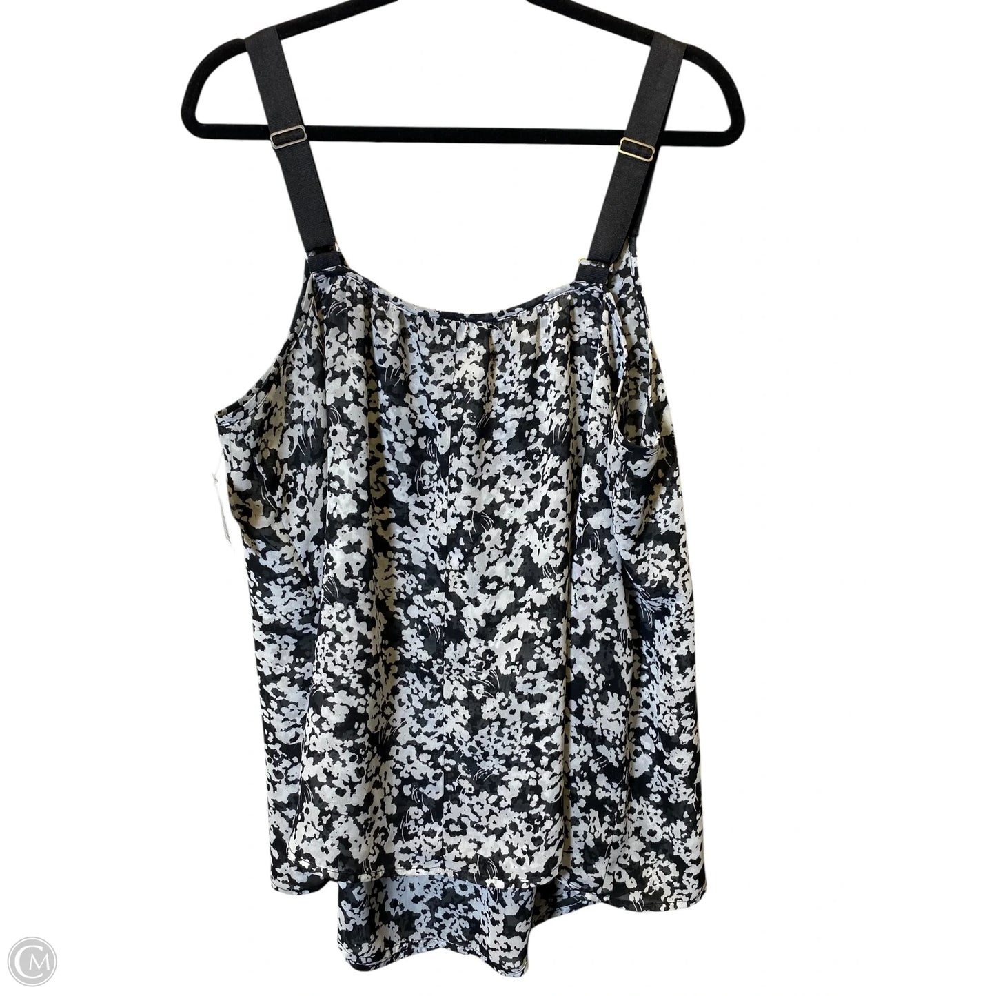 Top Sleeveless By Lane Bryant In Black & White, Size: 3x