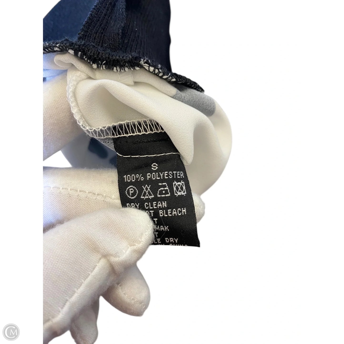 Top Long Sleeve By Clothes Mentor In Black & White, Size: S