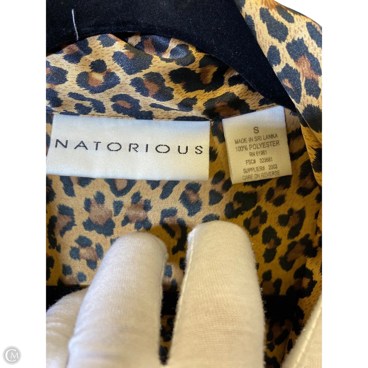 Top Long Sleeve By Clothes Mentor In Animal Print, Size: S