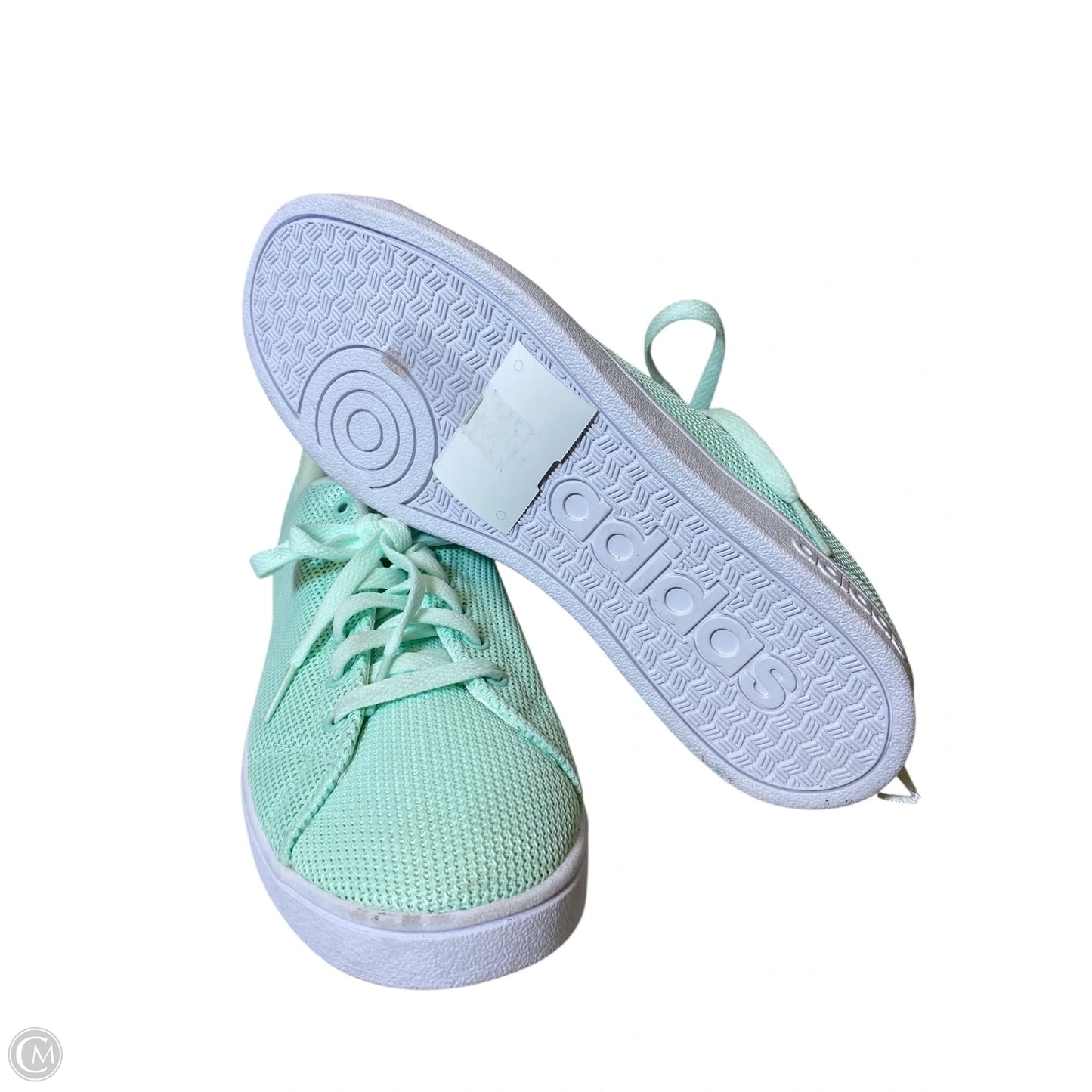 Shoes Flats By Adidas In Aqua, Size: 10