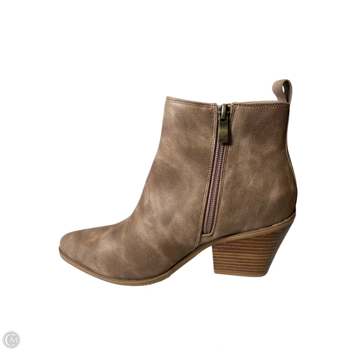 Boots Ankle Heels By Corkys In Brown, Size: 7