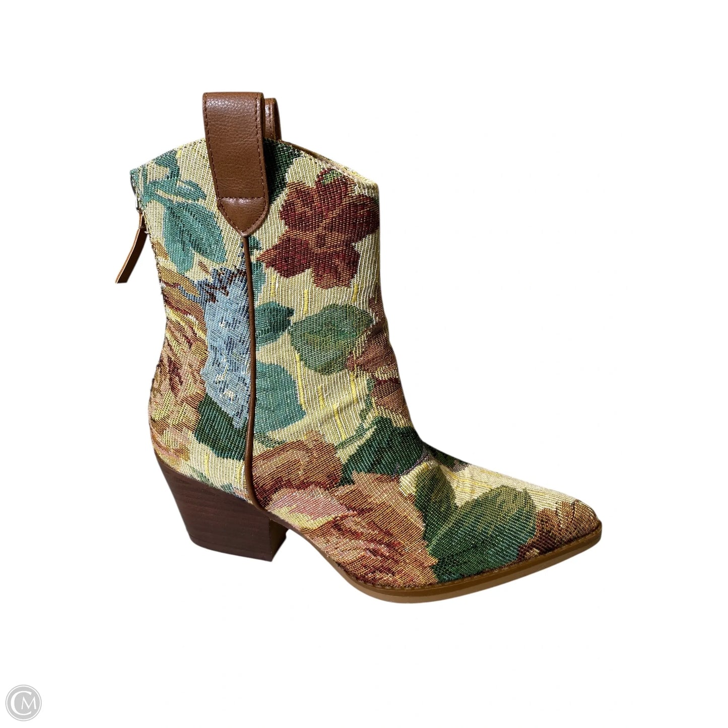 Boots Ankle Heels By Oasis Society In Multi-colored, Size: 7