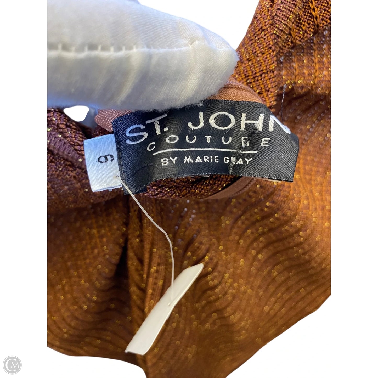 Dress Luxury Designer By St John Collection In Orange, Size: 6
