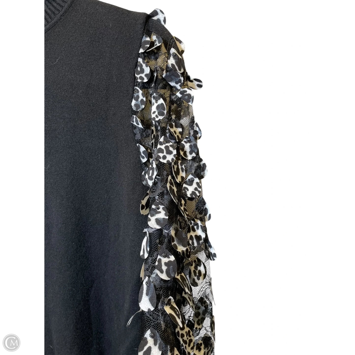 Sweater By Clothes Mentor In Animal Print, Size: M