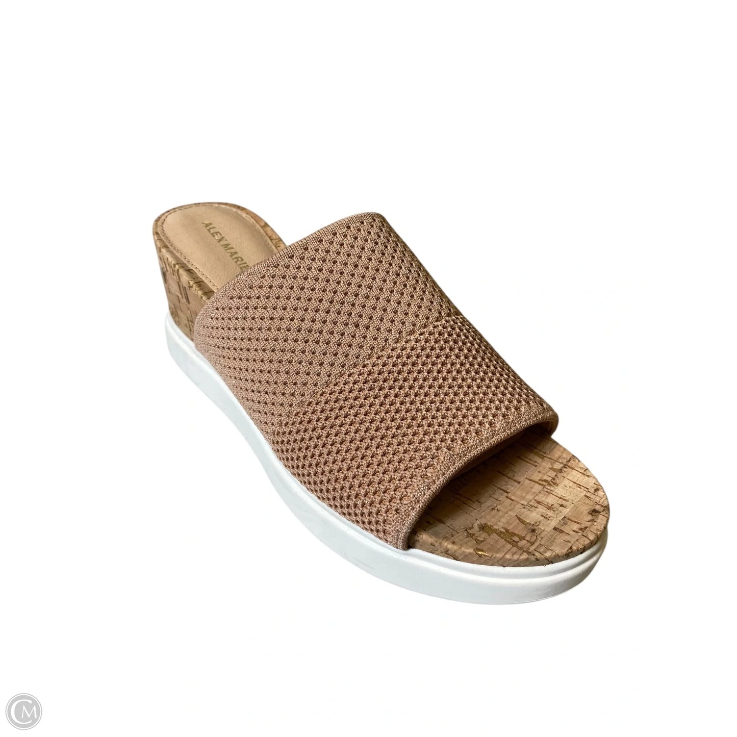 Shoes Heels Wedge By Alex Marie In Tan, Size: 8