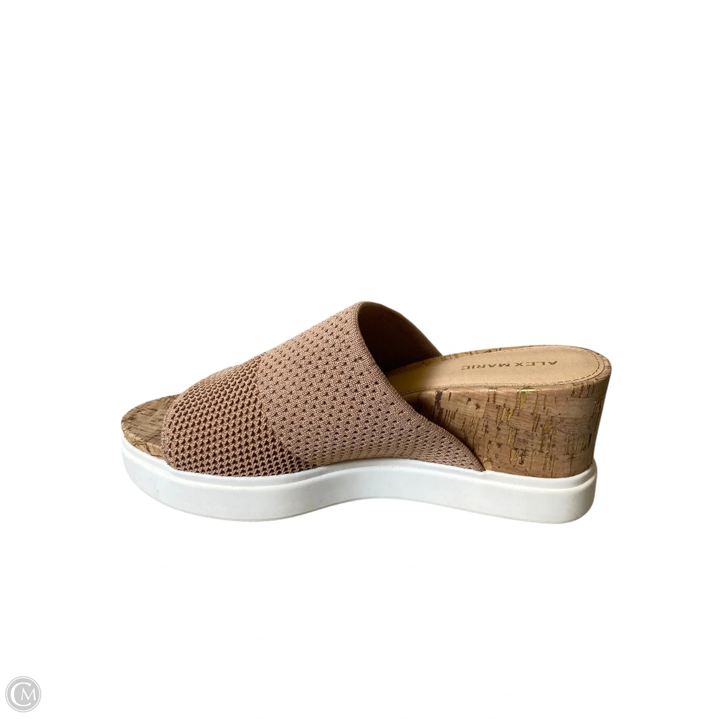 Shoes Heels Wedge By Alex Marie In Tan, Size: 8