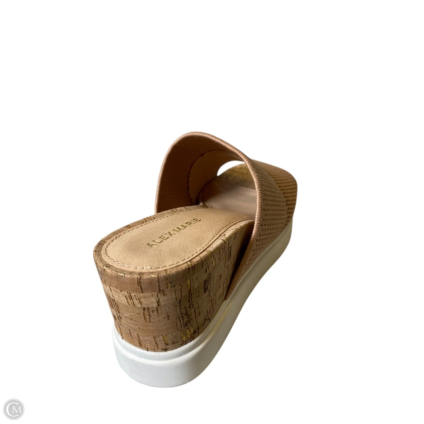 Shoes Heels Wedge By Alex Marie In Tan, Size: 8