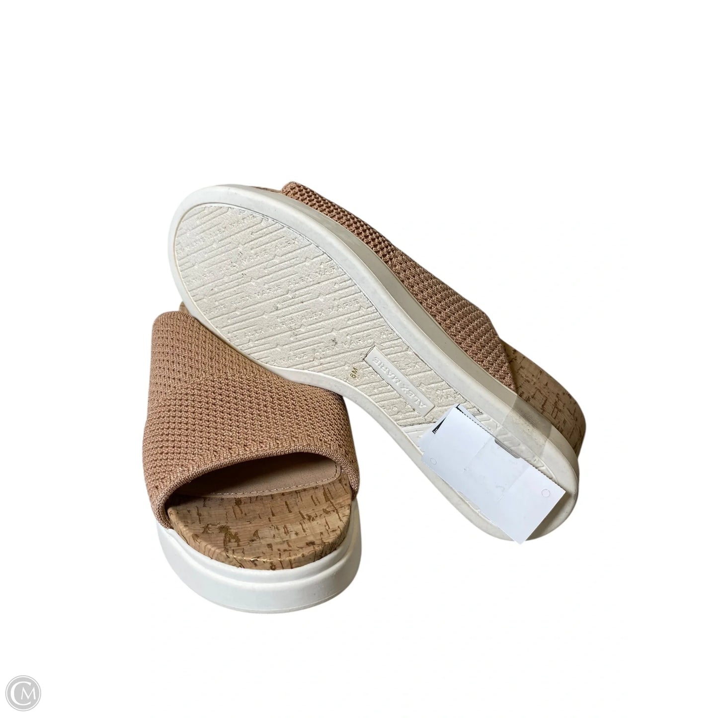 Shoes Heels Wedge By Alex Marie In Tan, Size: 8