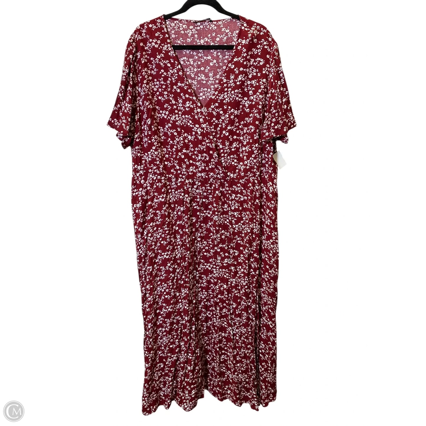Dress Casual Maxi By BloomChic In Red & White, Size: 26