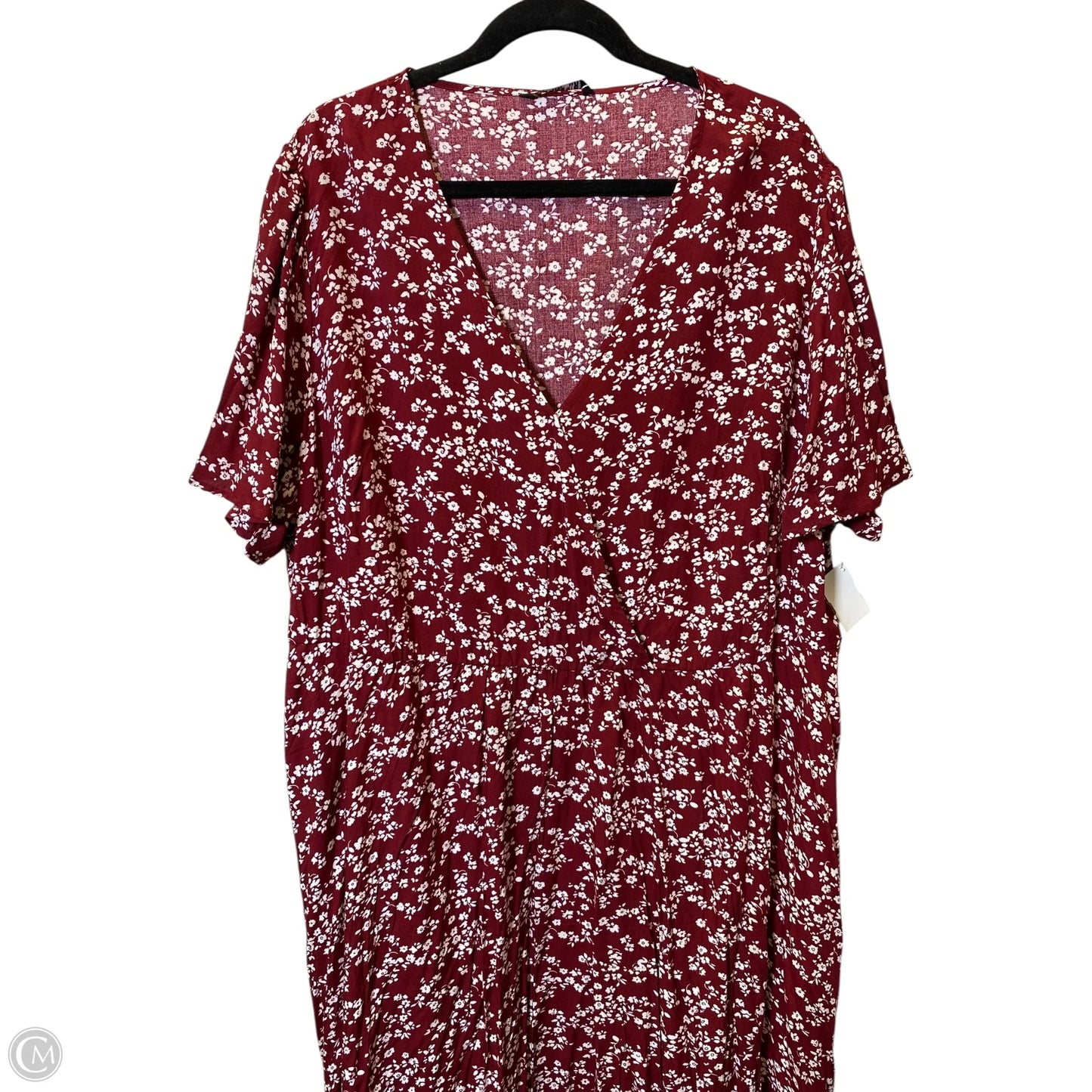 Dress Casual Maxi By BloomChic In Red & White, Size: 26