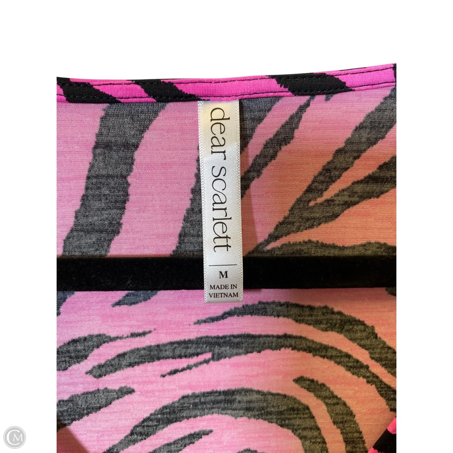 Top Short Sleeve By Clothes Mentor In Animal Print, Size: M