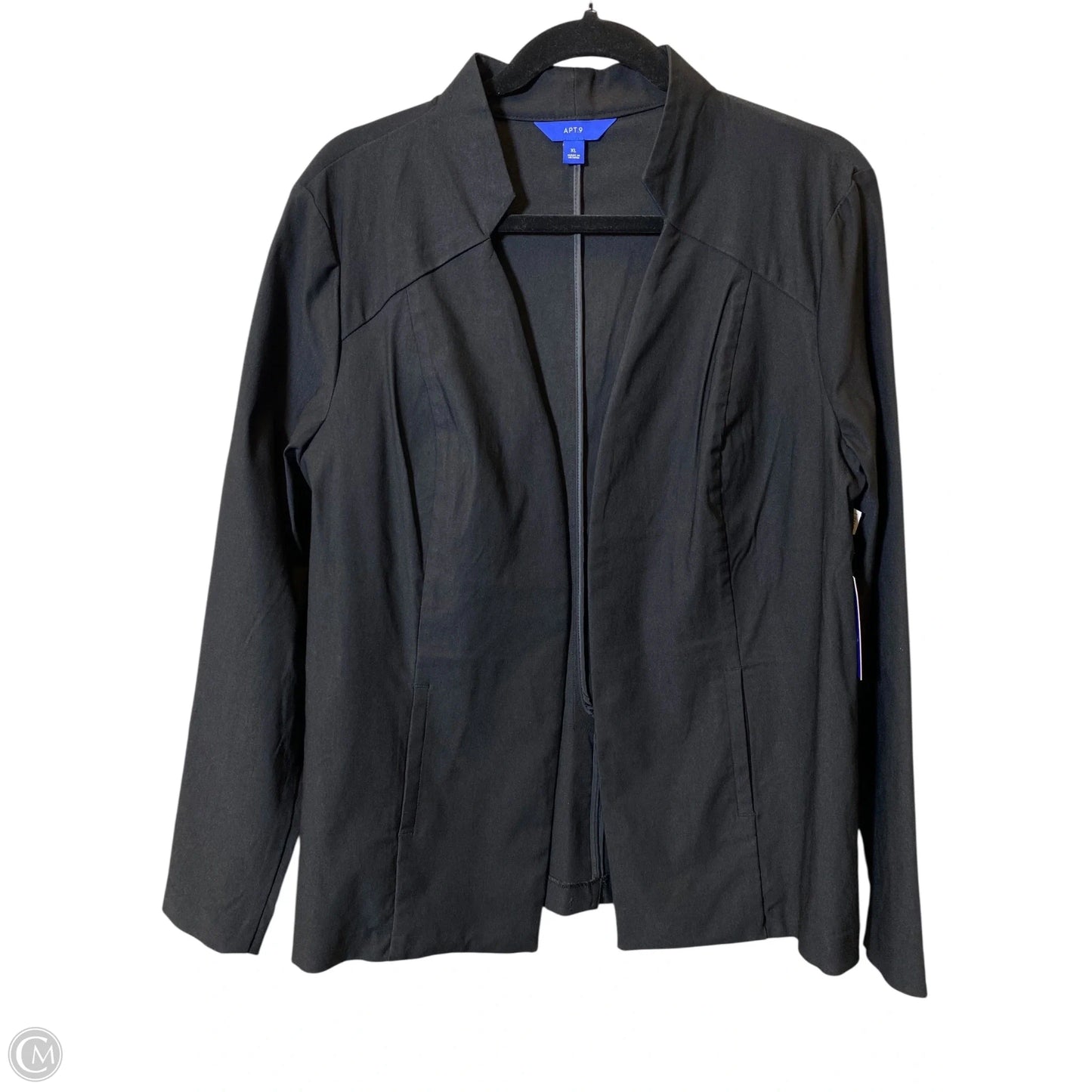 Blazer By Apt 9 In Black, Size: Xl