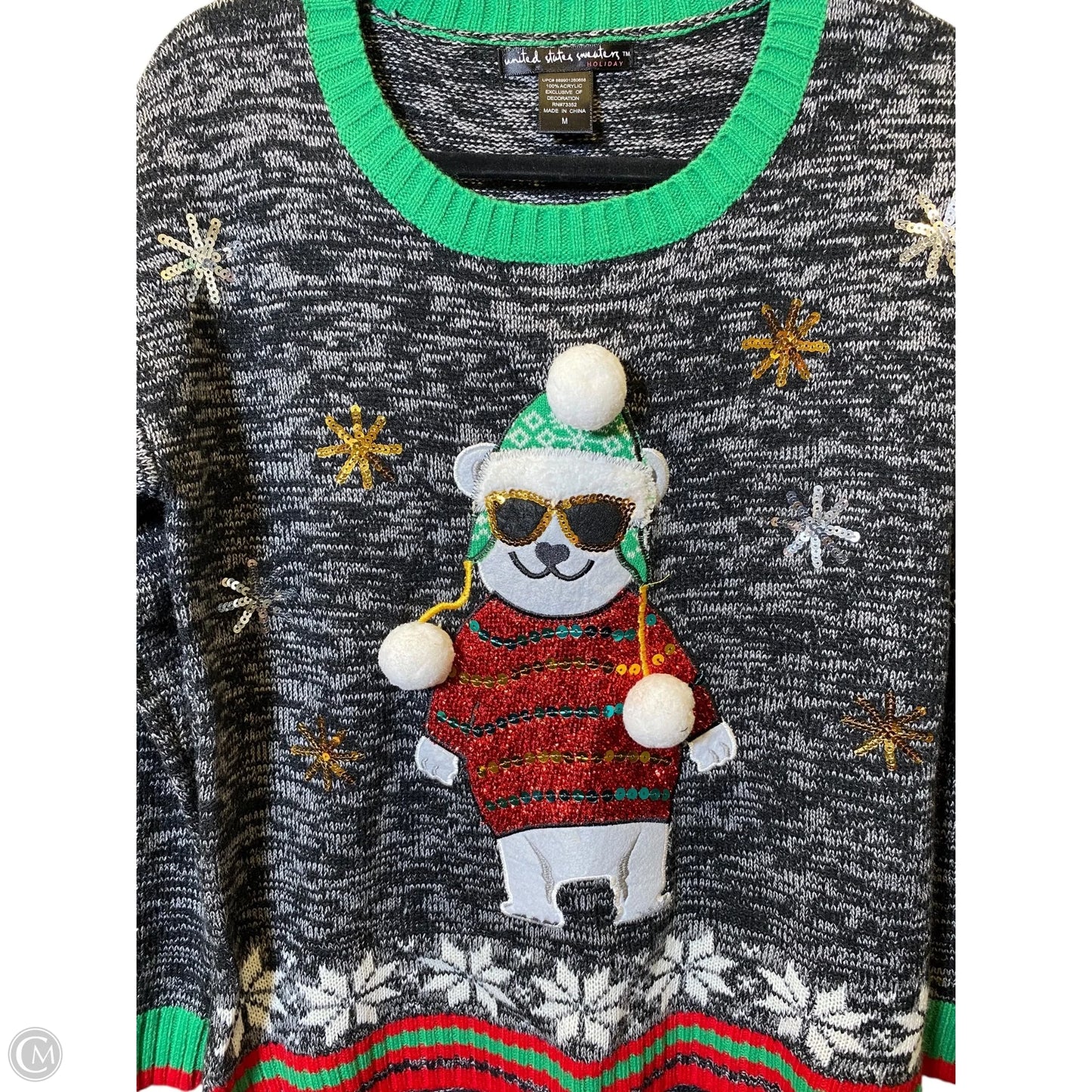 Sweater By United States Sweaters In Multi-colored, Size: M