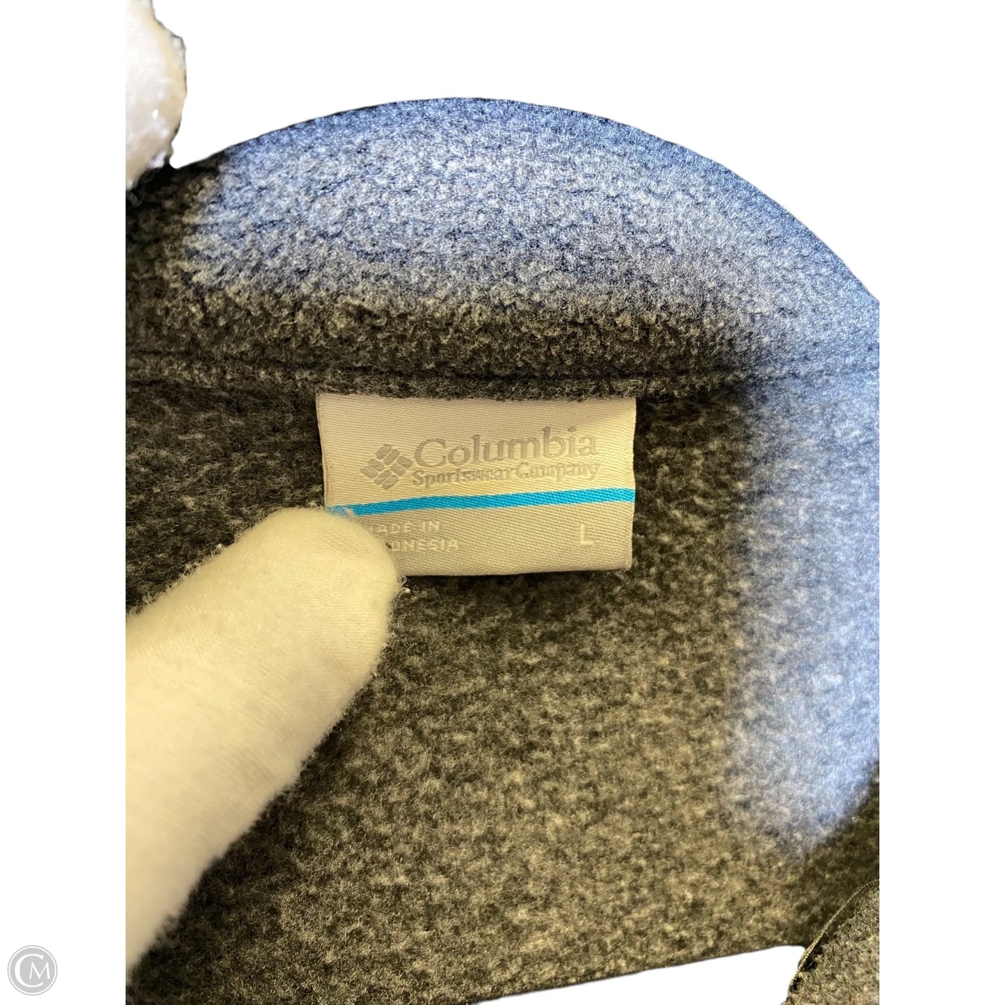 Sweatshirt Collar By Columbia In Grey, Size: L