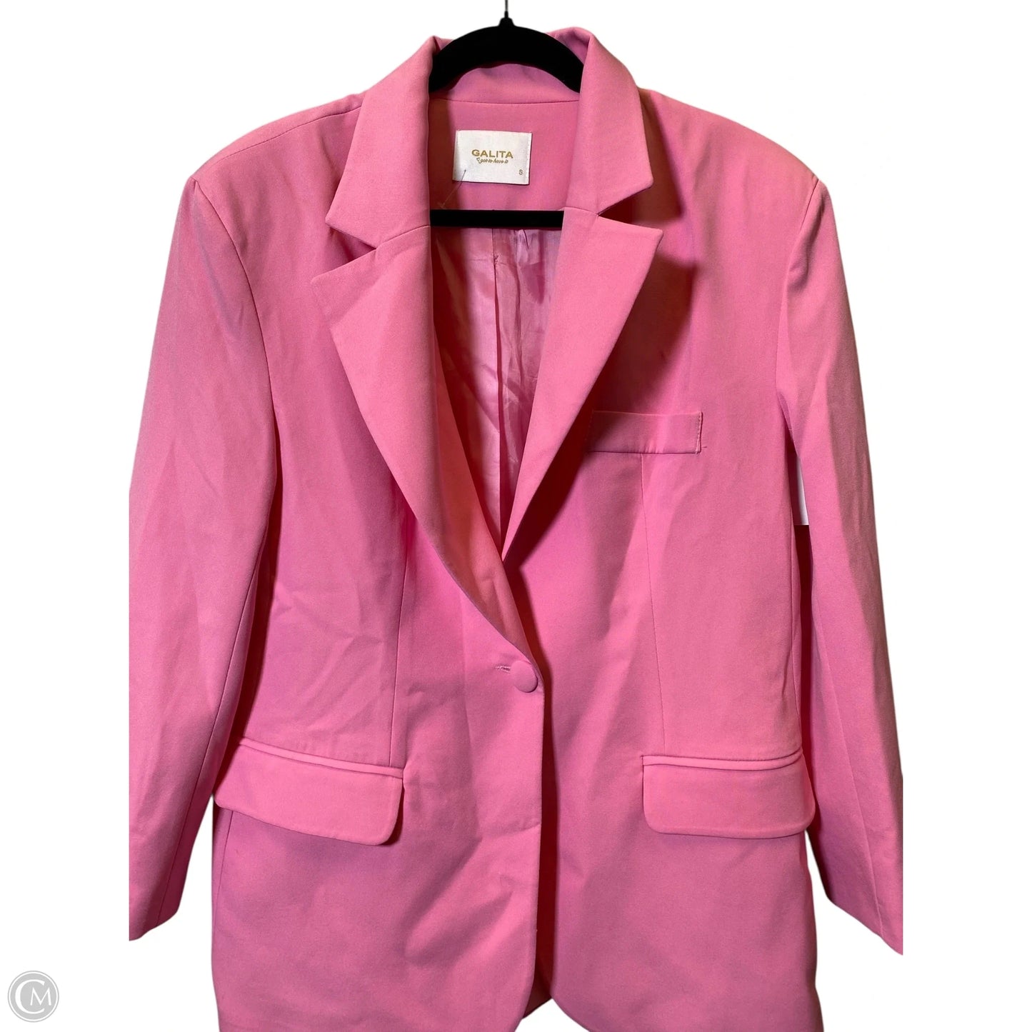 Blazer By Clothes Mentor In Pink, Size: S