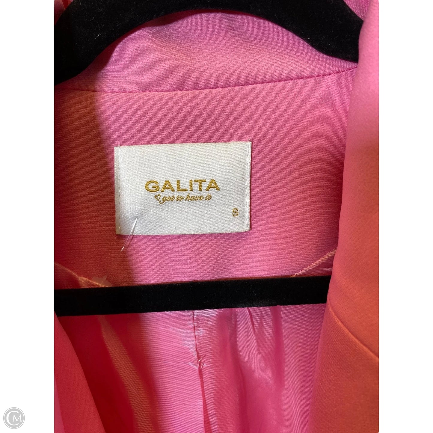 Blazer By Clothes Mentor In Pink, Size: S