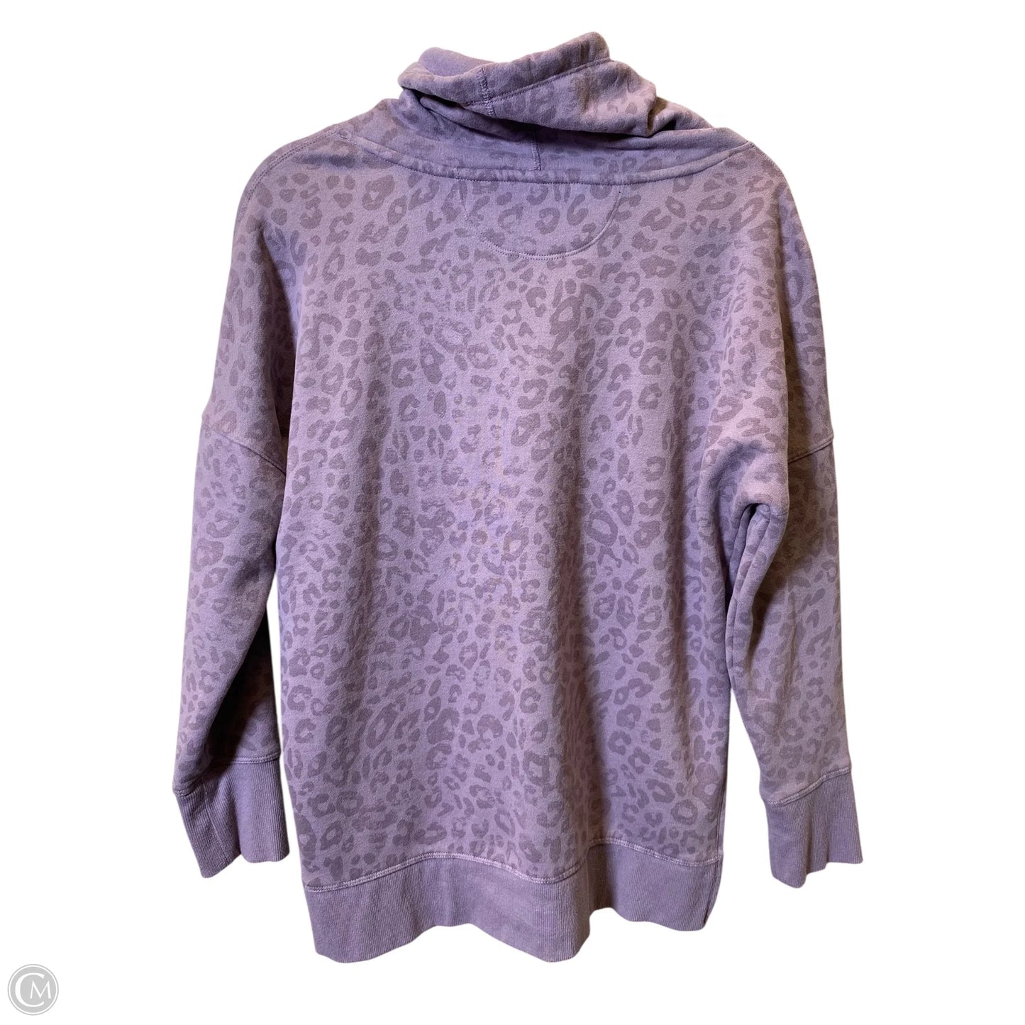 Sweatshirt Hoodie By Calvin Klein In Animal Print, Size: M