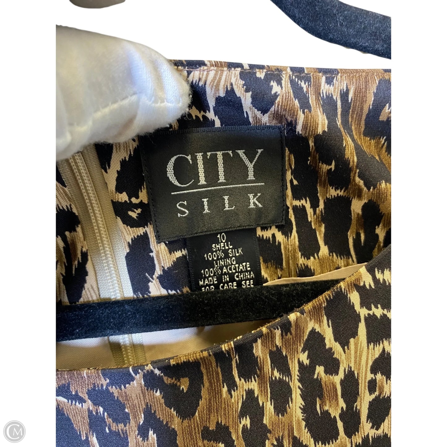 Dress Casual Midi By City Silk In Animal Print, Size: 10