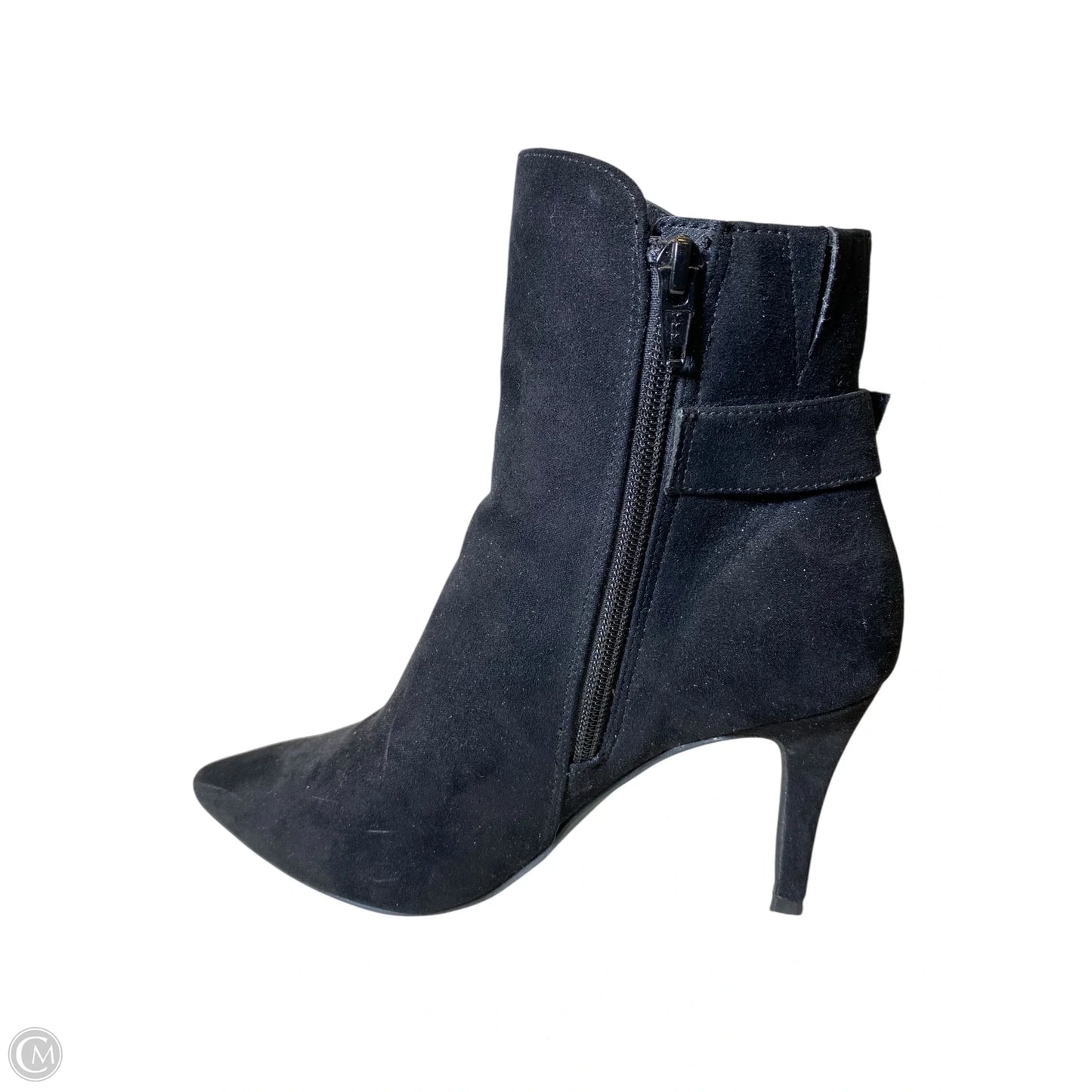 Boots Ankle Heels By Ann Taylor In Black, Size: 6.5