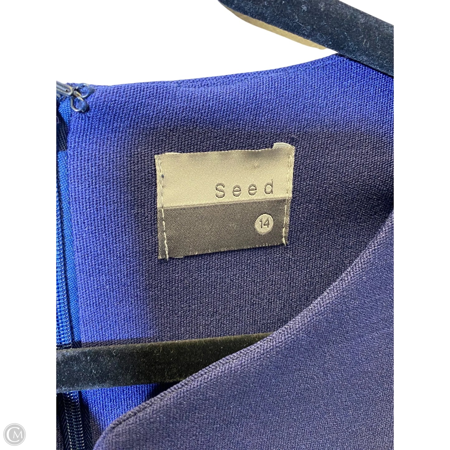 Dress Casual Midi By Clothes Mentor In Navy, Size: 14