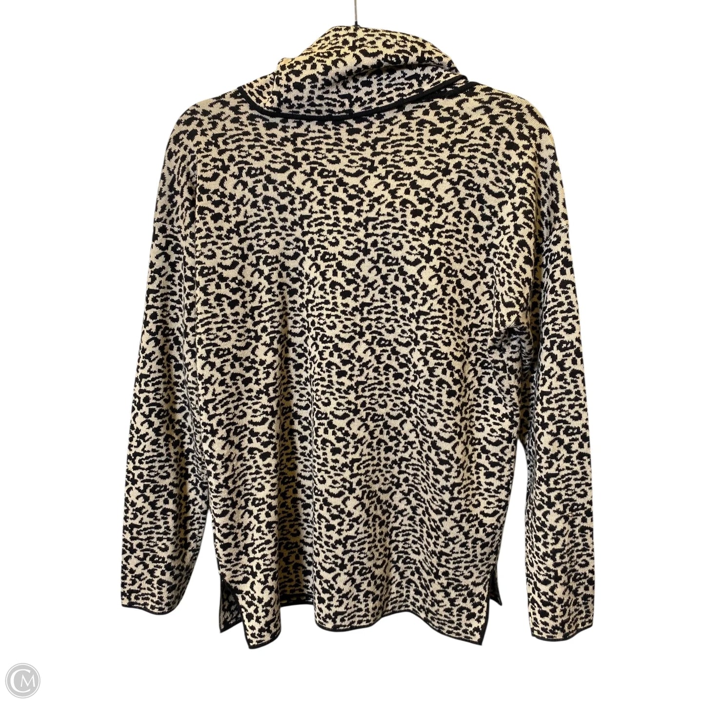 Sweater By Calvin Klein In Animal Print, Size: S