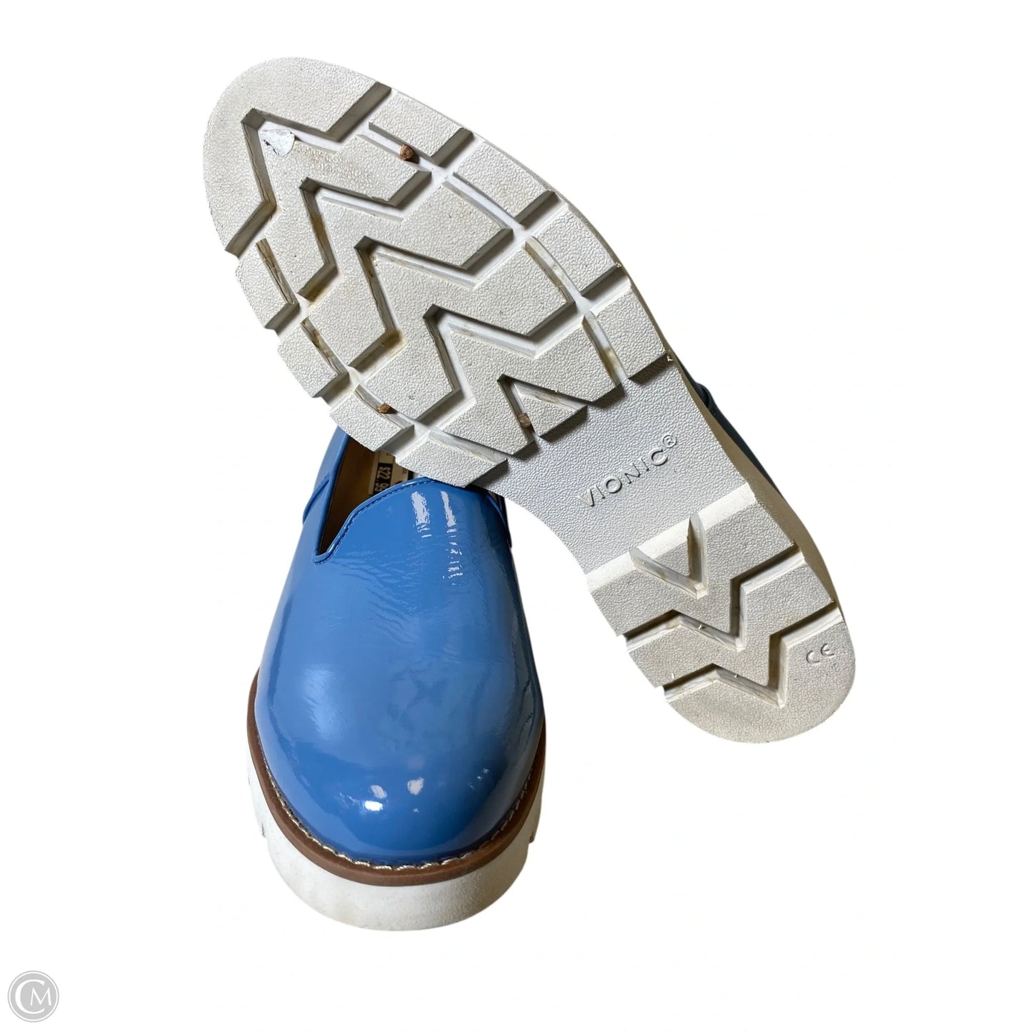 Shoes Heels Wedge By Vionic In Blue, Size: 12