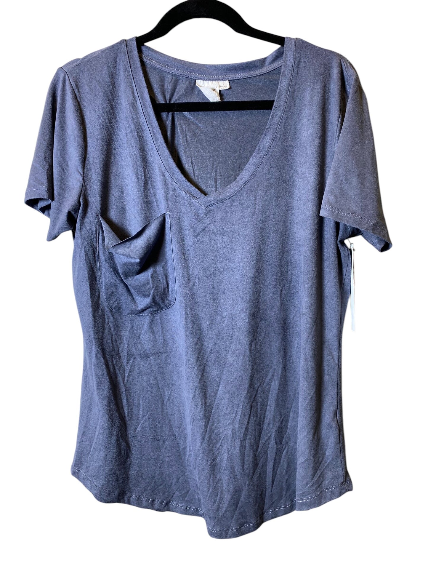 Top Short Sleeve Basic By White Crow Size: L