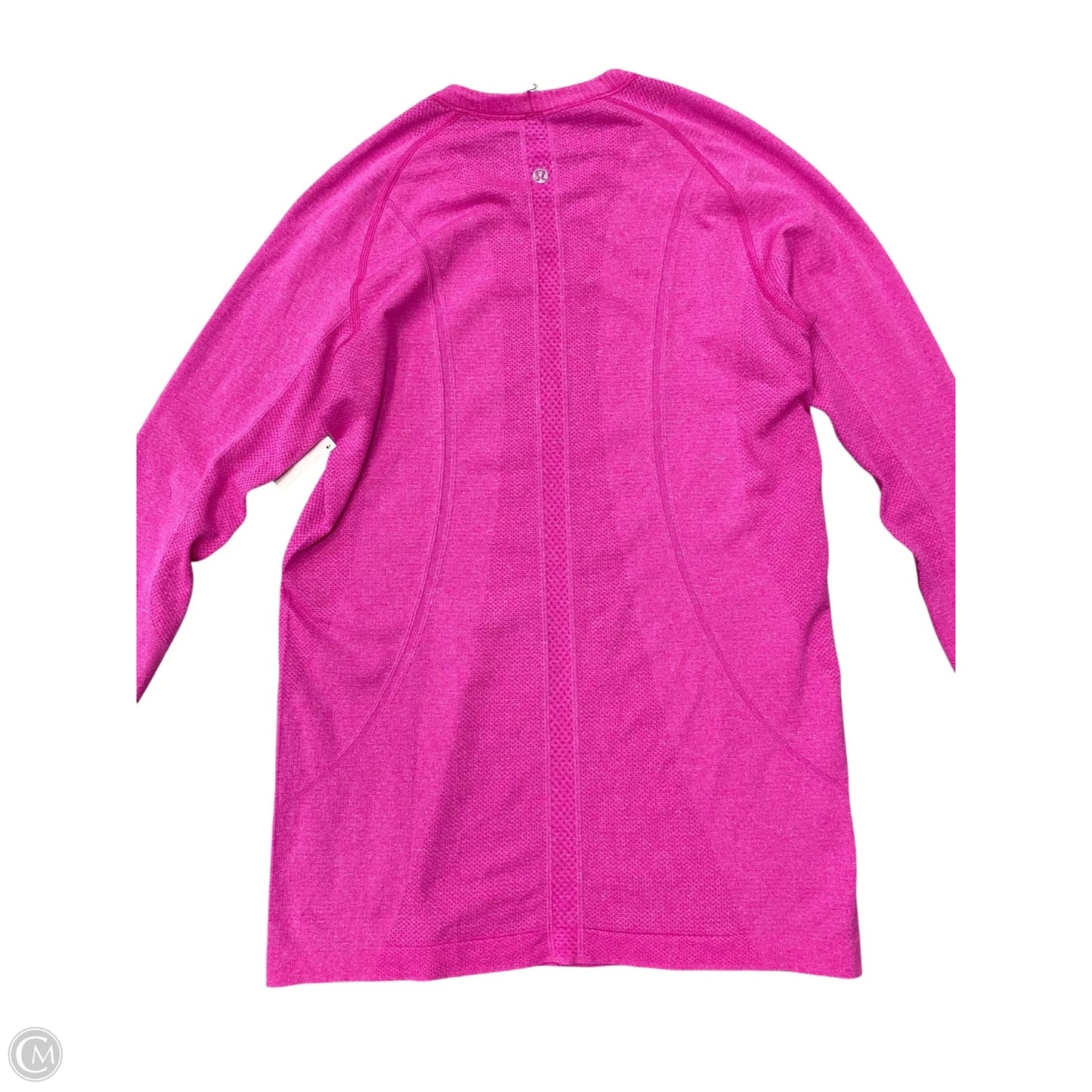 Athletic Top Long Sleeve Crewneck By Lululemon In Pink, Size: 10