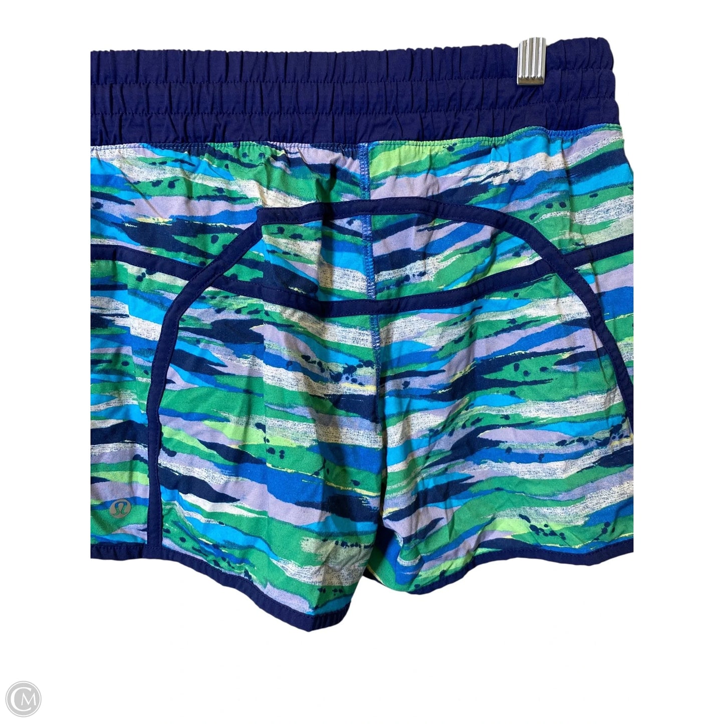 Athletic Shorts By Lululemon In Multi-colored, Size: 10