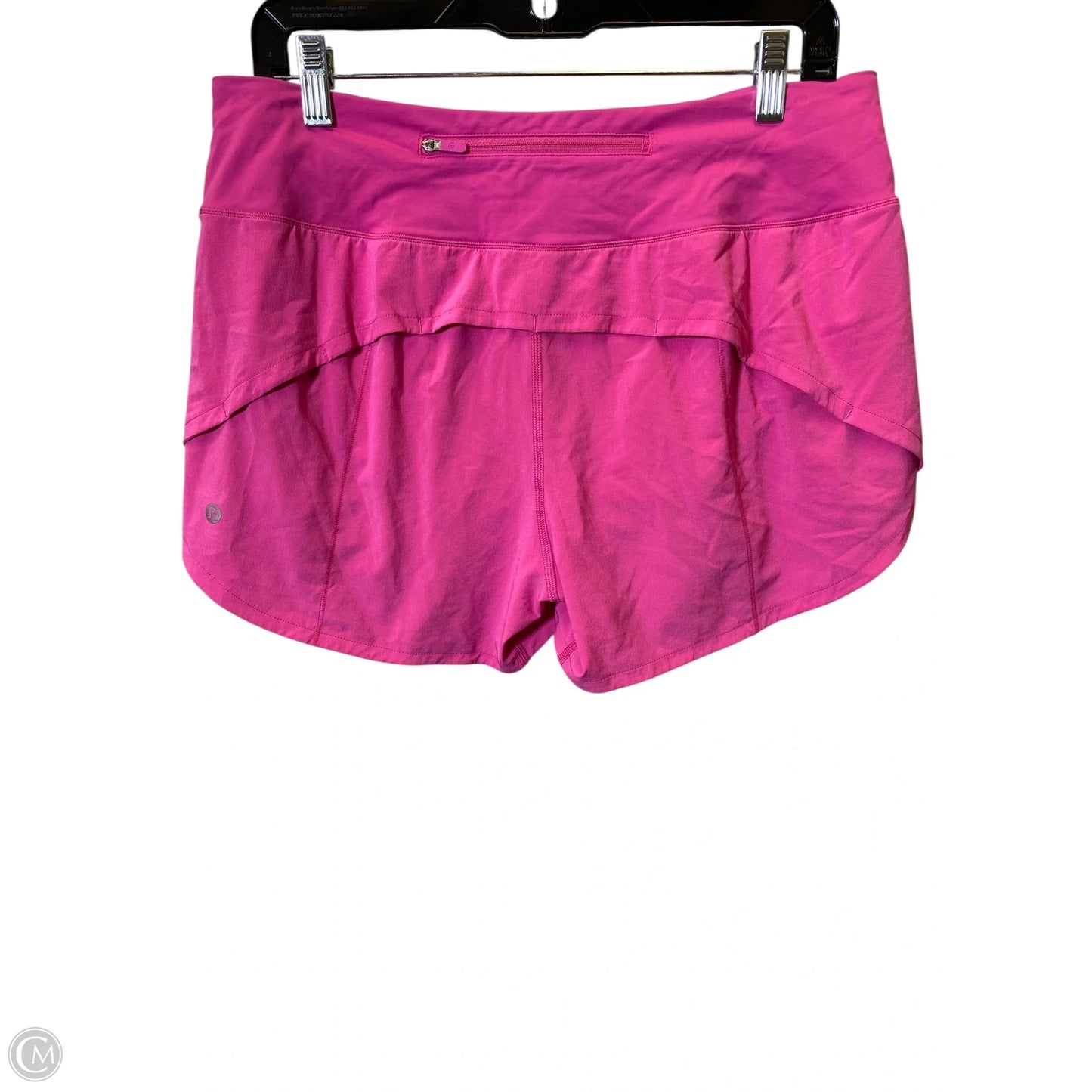 Athletic Shorts By Lululemon In Pink, Size: 10